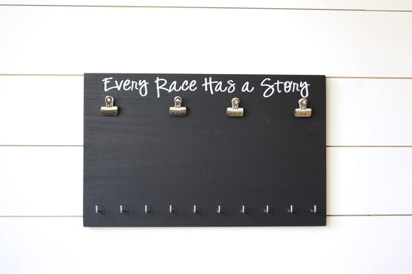 Running Race Bib and Medal Holder - Every Race Has a Story - York Sign Shop - 3