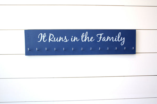 Medal Holder - It Runs in the Family - Large - York Sign Shop - 2