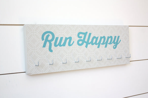 Running Medal Holder - Run Happy - Medium - York Sign Shop - 2