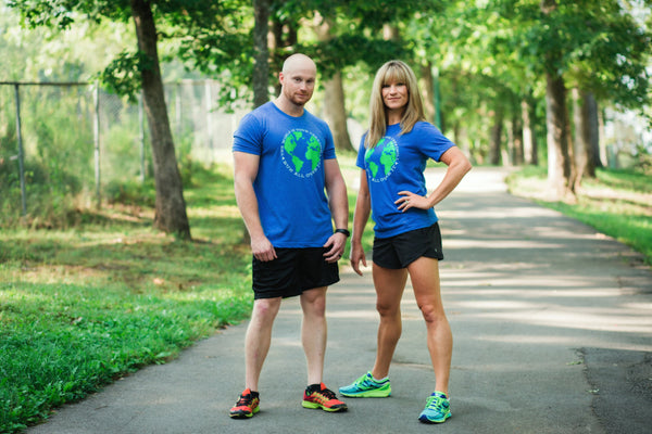 Runner T-shirt - The World is Your Treadmill. Run All Over It. - Running Travel Marathon - York Sign Shop - 2