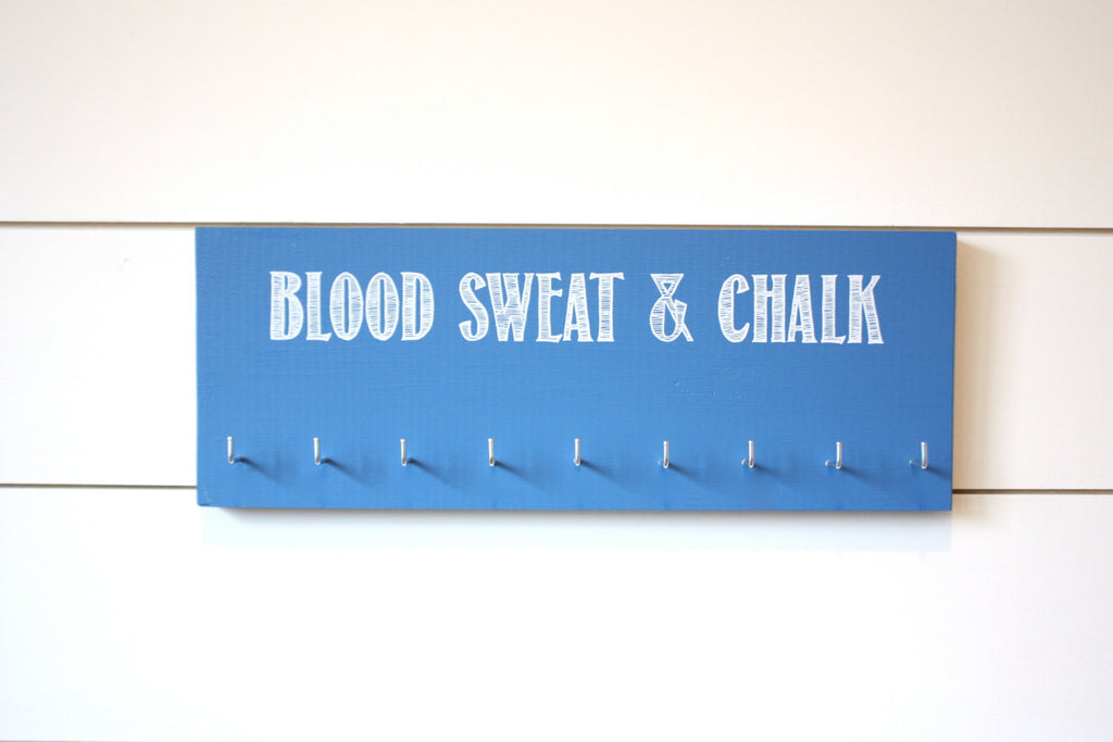 Gymnastics Medal Holder - Blood Sweat & Chalk - Medium - York Sign Shop - 1