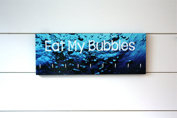 Swim Medal Holder - Eat My Bubbles - Medium - York Sign Shop - 2