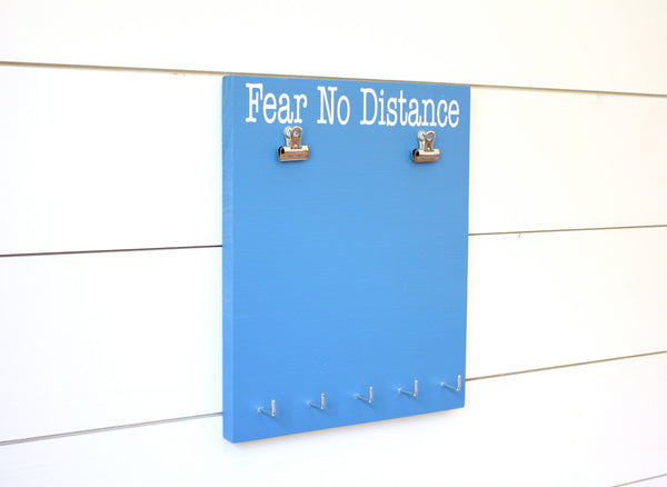 Race Bib and Medal Display -  Fear No Distance - York Sign Shop - 1