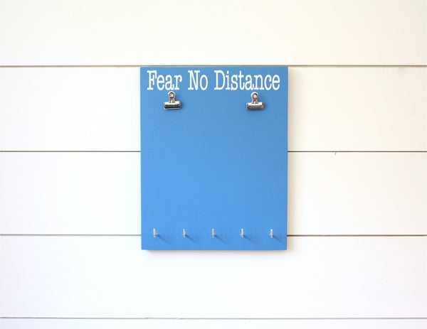 Race Bib and Medal Display -  Fear No Distance - York Sign Shop - 3