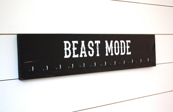 Medal Holder -  Beast Mode - Large - York Sign Shop - 3