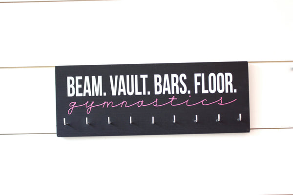 Gymnast Medal Holder / Display - Beam Vault Bar Floor Gymnastics - Medium - York Sign Shop - 3