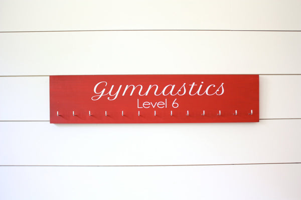 Gymnastics Medal Holder with Level - Gymnasts - Large - York Sign Shop - 2