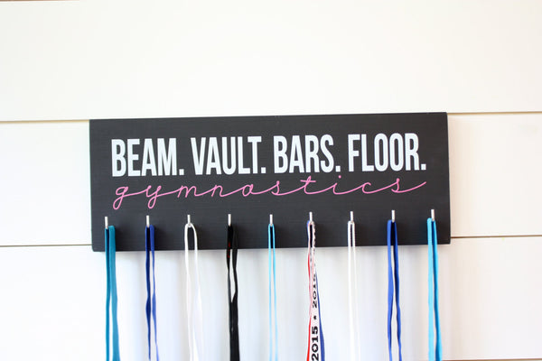 Gymnast Medal Holder / Display - Beam Vault Bar Floor Gymnastics - Medium - York Sign Shop - 2