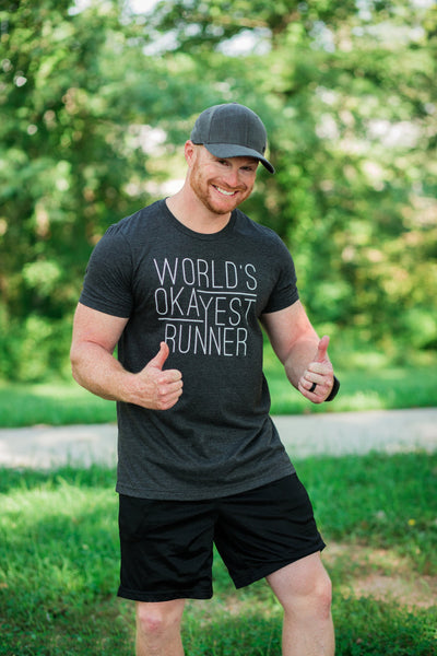 T-shirt for Runners - World's Okayest Runner - Running Tee - York Sign Shop - 4
